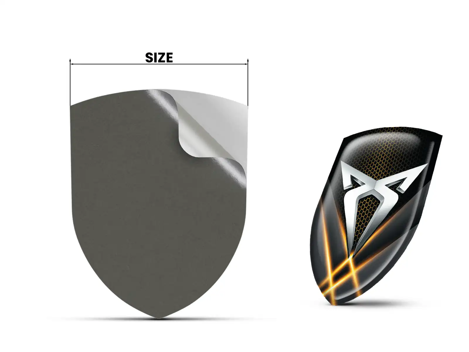 Seat Cupra Logosticker Premium Hochwertig Robust Gedruckt